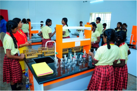 chemistry lab of brainy blooms