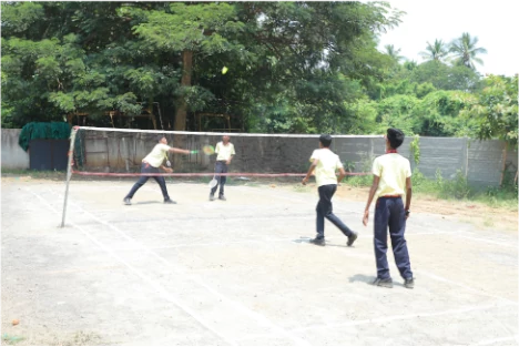 Badminton sports of Brainy Blooms